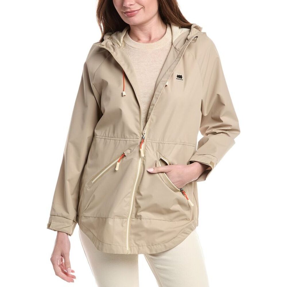Horizon Womens  Polt Twill Water Repellant Jacket, Brown